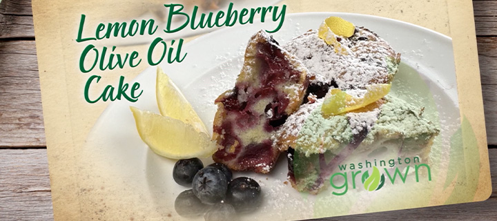 Lemon Blueberry Olive Oil Cake