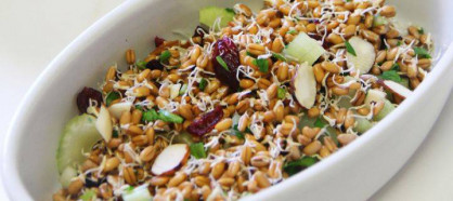 Artichoke Wheat Berry Salad