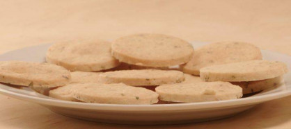 Lavender Shortbread Cookies 