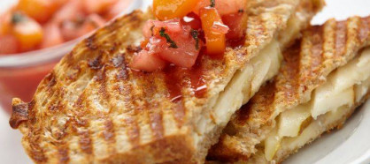 Pear Panini with Spicy Pear and Mango Chutney